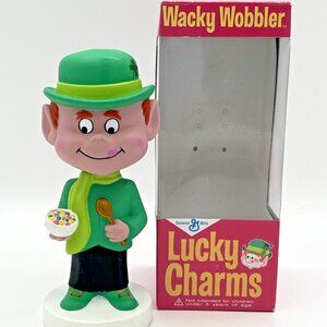 Funko Wacky Wobbler 2002 Lucky Charms Leprechaun Bobblehead Figure General Mills